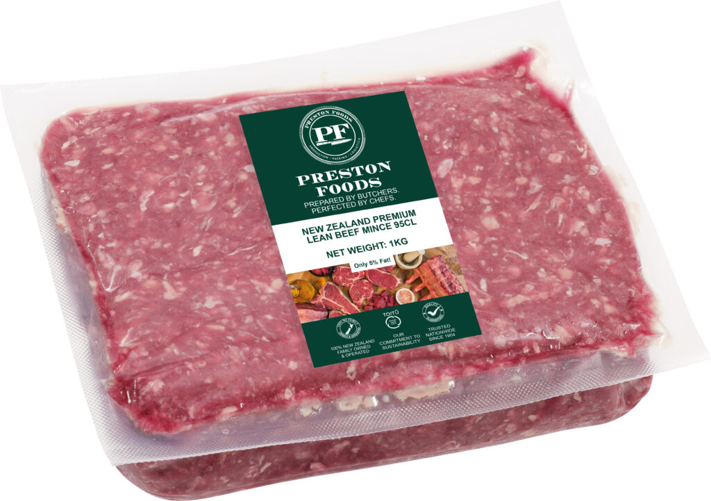 Premium lean beef mince retail pack