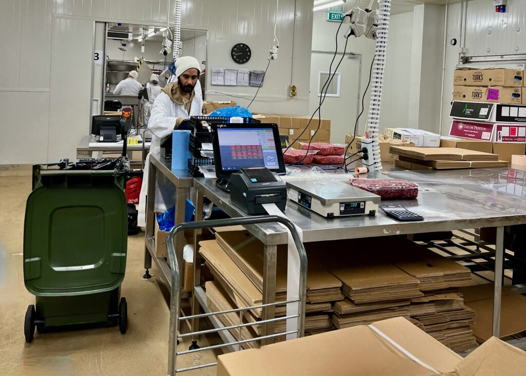 Packing and dispatch equipment at Preston Foods